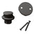 Westbrass D93-2 Tip Toe Tub Trim Set with Two-Hole Overflow Faceplate