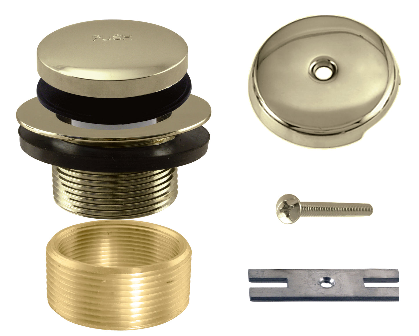 Westbrass D931K Tip Toe Universal Tub Trim with One-Hole Faceplate - Parent