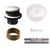 Westbrass D931K Tip Toe Universal Tub Trim with One-Hole Faceplate
