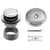 Westbrass D931K Tip Toe Universal Tub Trim with One-Hole Faceplate