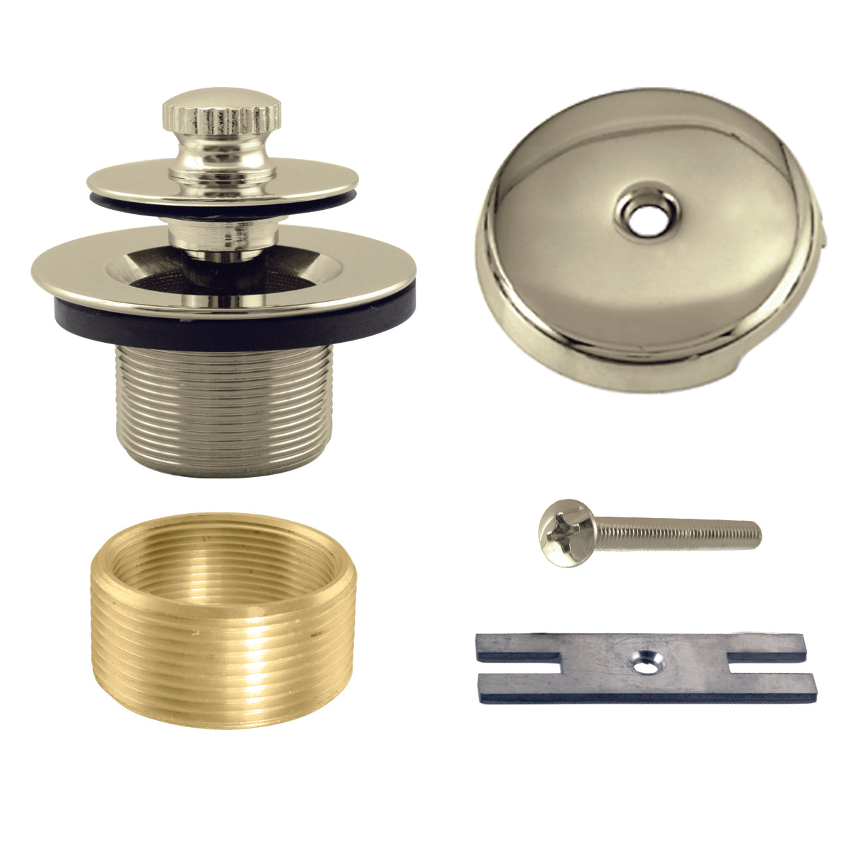 Westbrass D941K Twist and Close Universal Tub Trim with One-Hole Faceplate - Parent