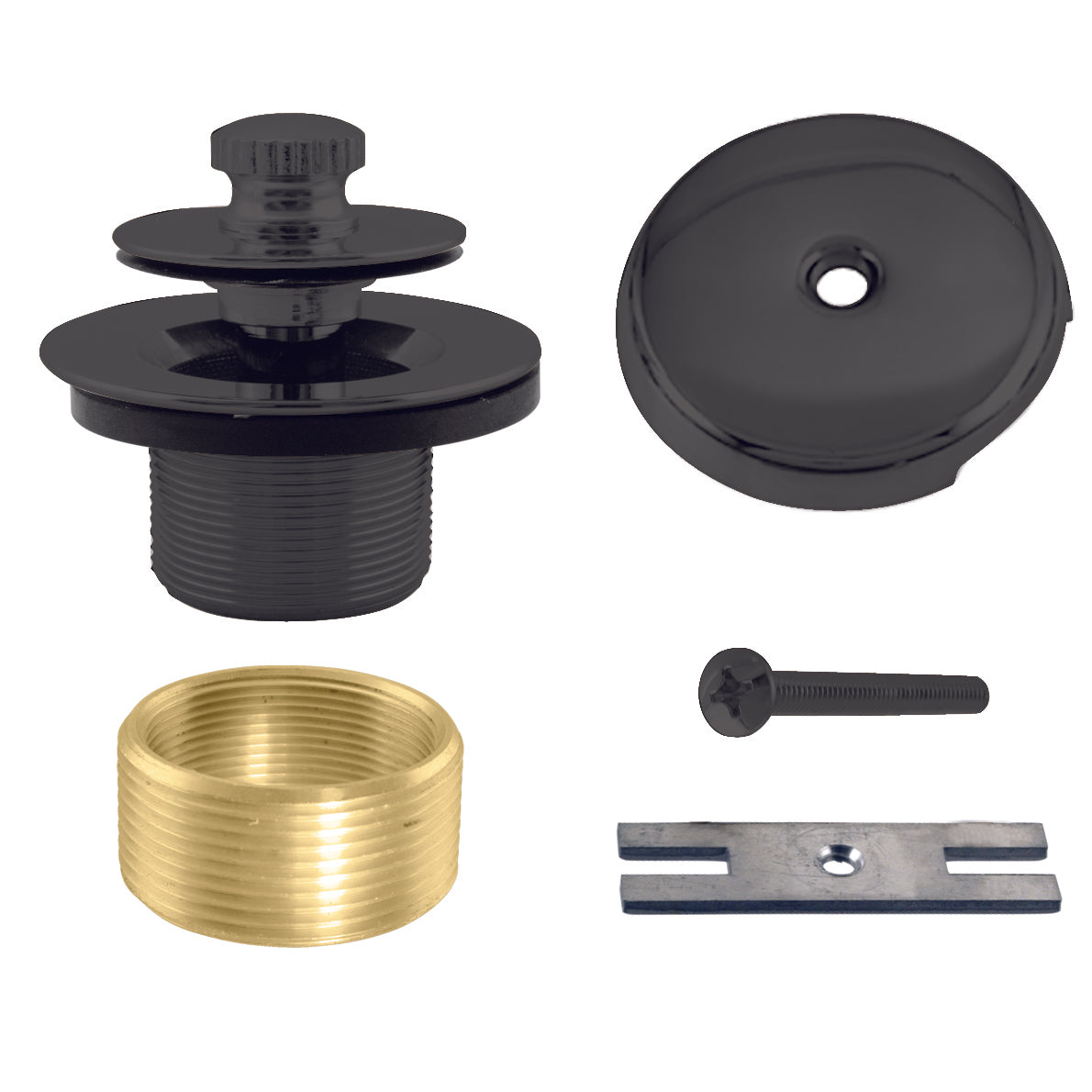 Westbrass D941K Twist and Close Universal Tub Trim with One-Hole Faceplate