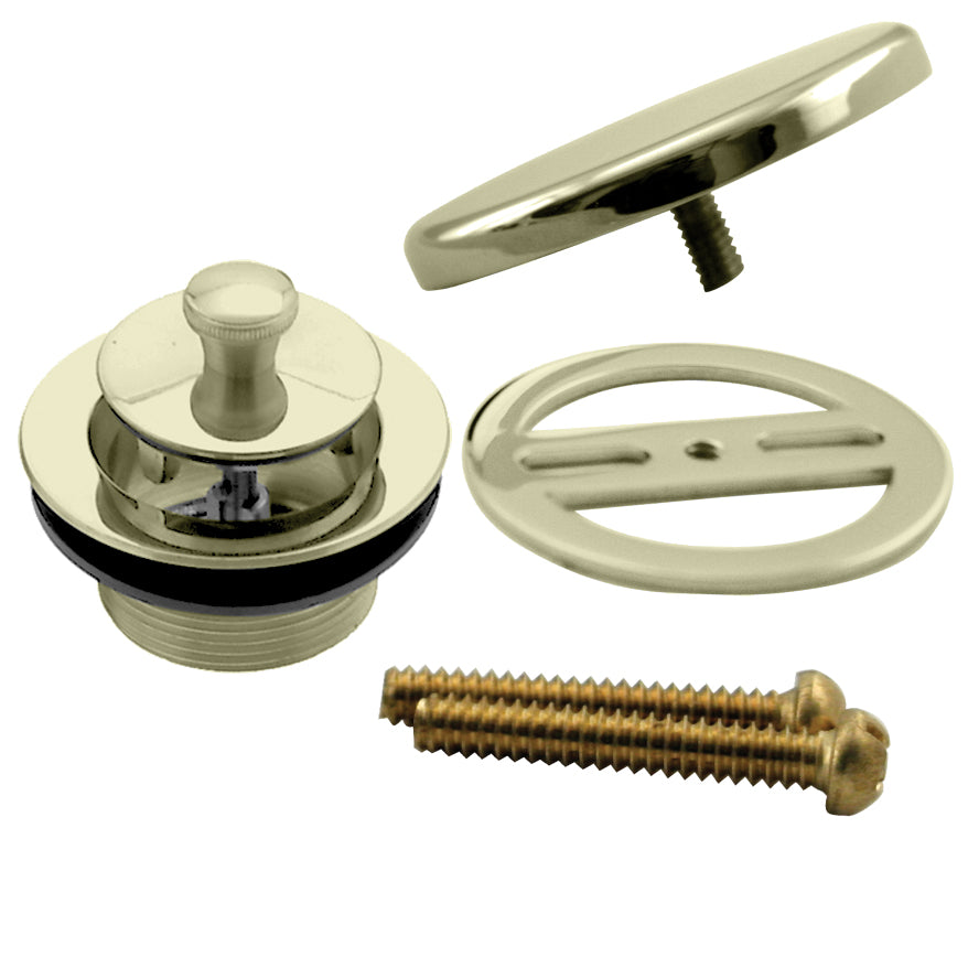 Westbrass D94H Twist and Close Tub Trim Set with Floating Overflow Faceplate - Parent