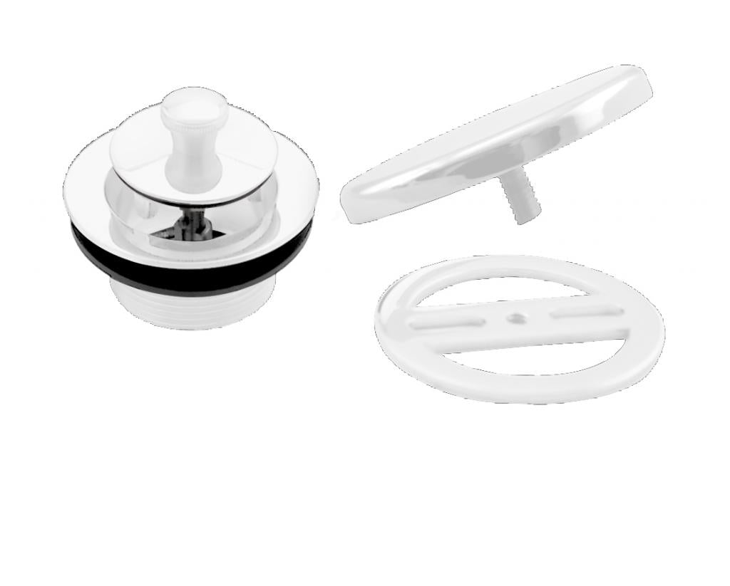 Westbrass D94HK Twist and Close Universal Tub Trim with Floating Faceplate