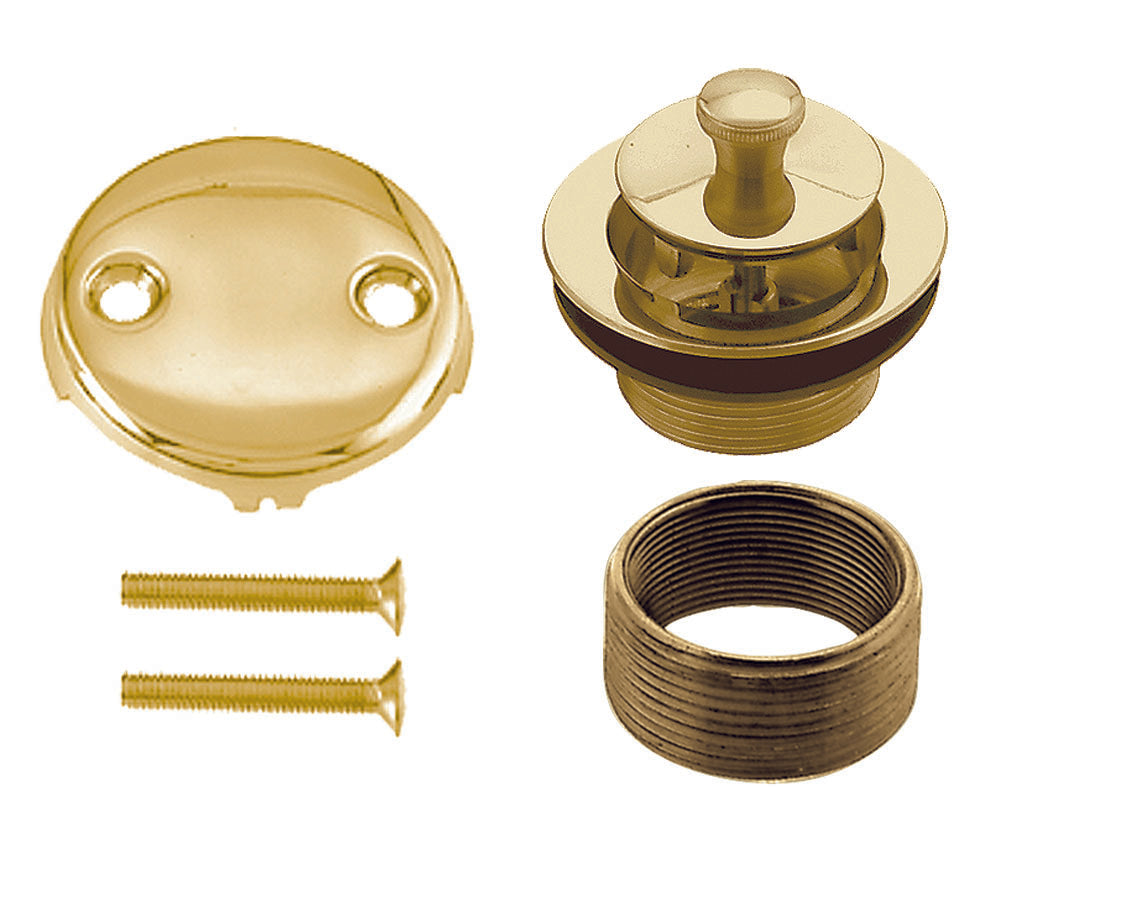 Westbrass D94K Twist and Close Universal Tub Trim with Two-Hole Faceplate - Parent