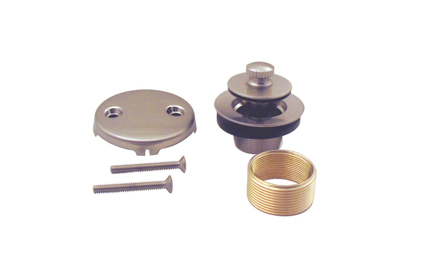 Westbrass D94K Twist and Close Universal Tub Trim with Two-Hole Faceplate