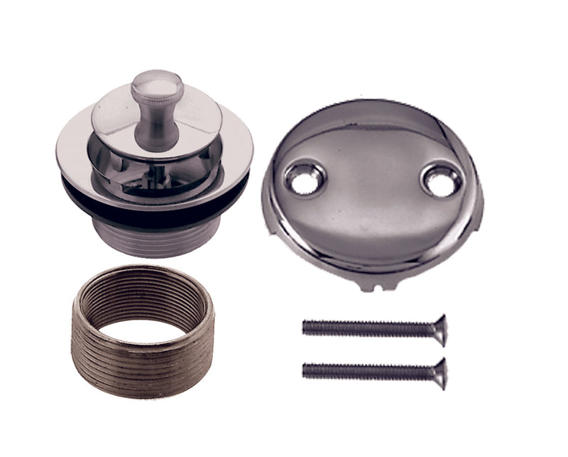 Westbrass D94K Twist and Close Universal Tub Trim with Two-Hole Faceplate