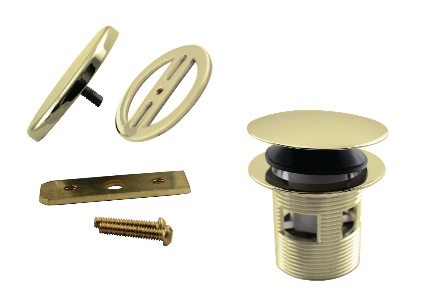 Westbrass D980R Floating No-Hole Overflow Faceplate - Parent