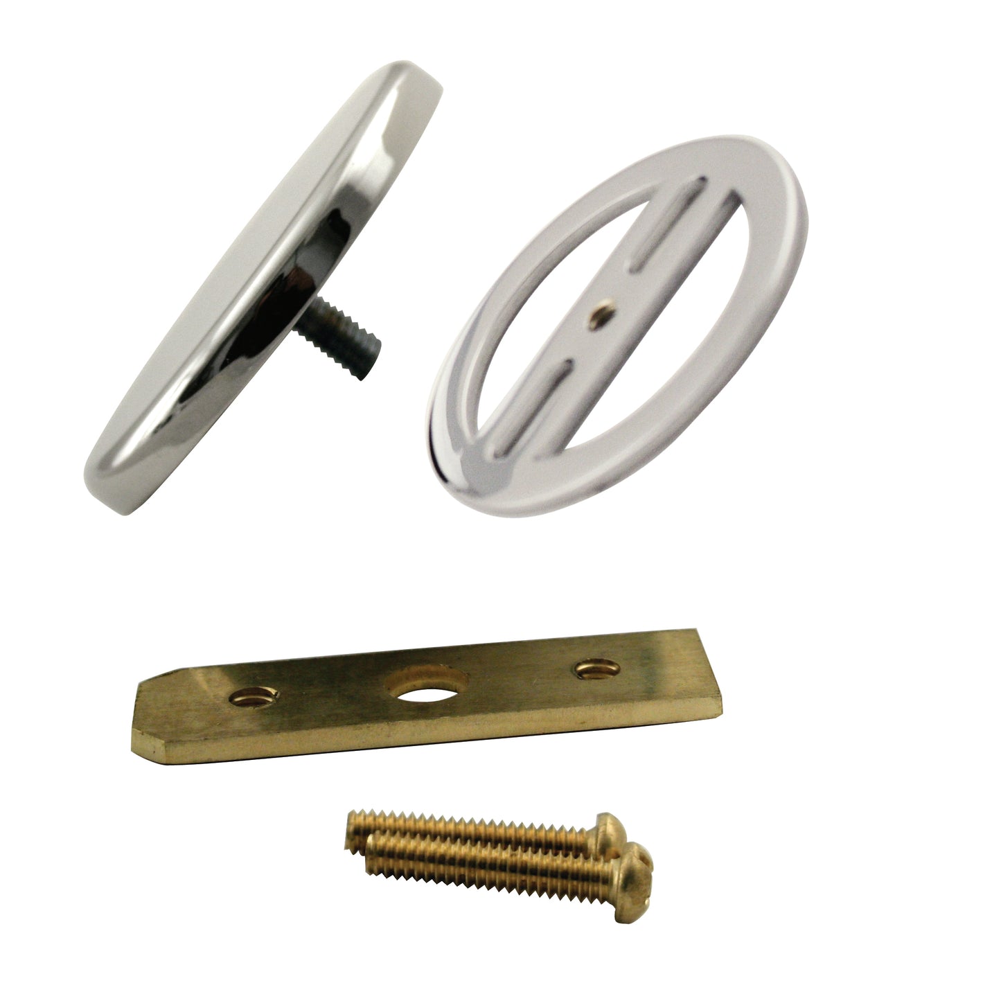 Westbrass D980R Floating No-Hole Overflow Faceplate