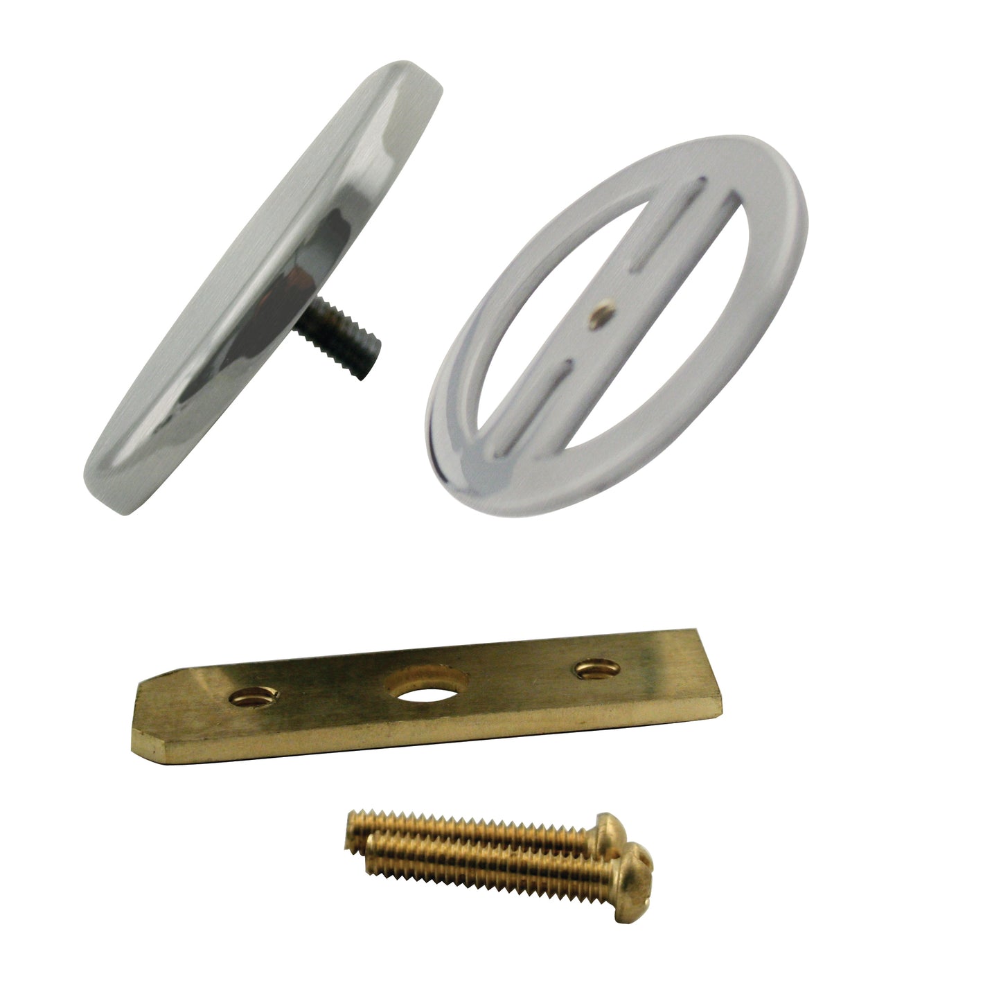 Westbrass D980R Floating No-Hole Overflow Faceplate