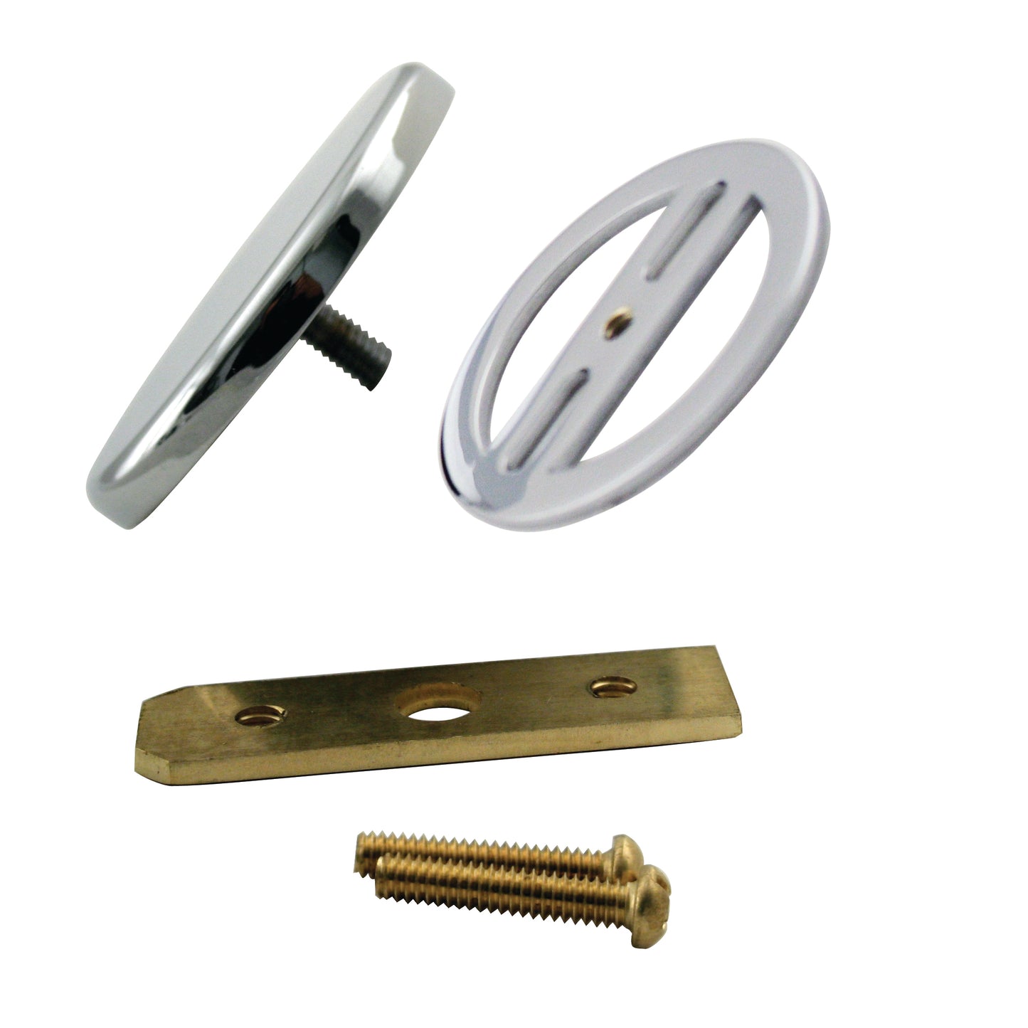 Westbrass D980R Floating No-Hole Overflow Faceplate