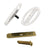Westbrass D980R Floating No-Hole Overflow Faceplate