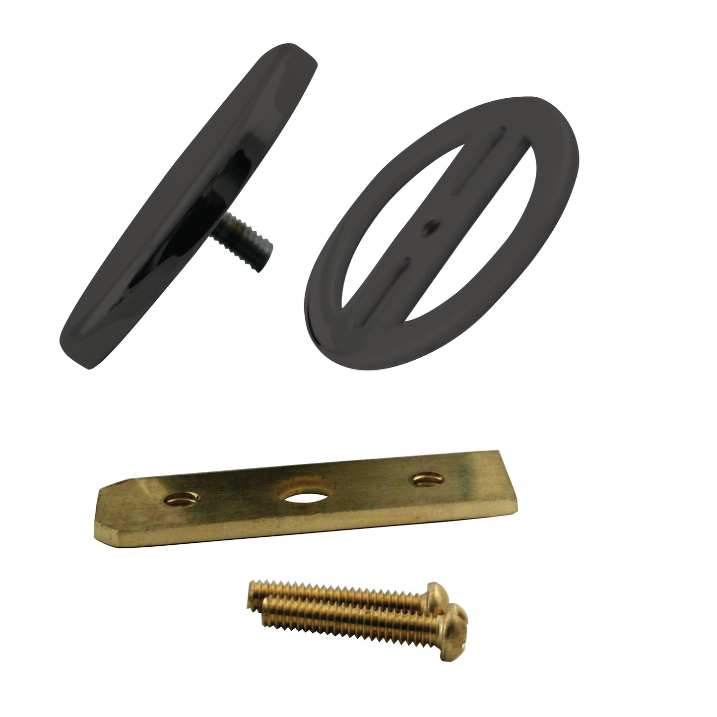 Westbrass D980R Floating No-Hole Overflow Faceplate