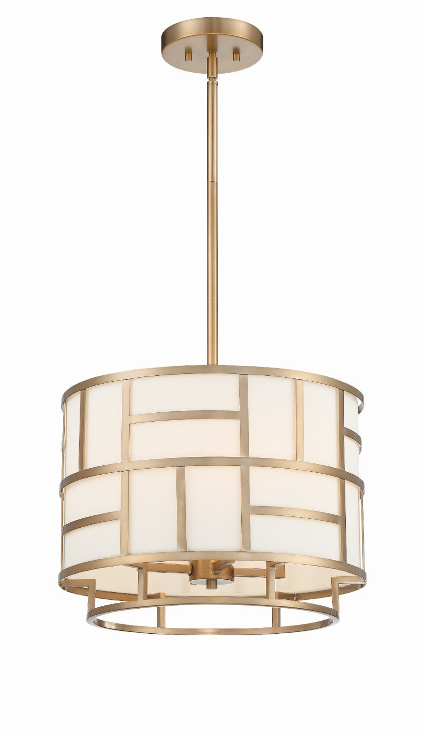 Crystorama DAN-404-VG Libby Langdon for Crystorama Danielson 4 Light Chandelier - Vibrant Gold