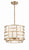 Crystorama DAN-404-VG Libby Langdon for Crystorama Danielson 4 Light Chandelier - Vibrant Gold