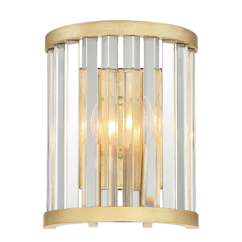 Crystorama DAR-1012-DT Darcy 2 Light Wall Mount - Distressed Twilight