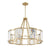 Crystorama DAR-1018-DT Darcy 8 Light Chandelier - Distressed Twilight