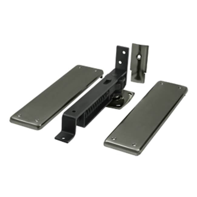 Deltana DASH95U Spring Hinge, Double Action With  Solid Brass Cover Plates
