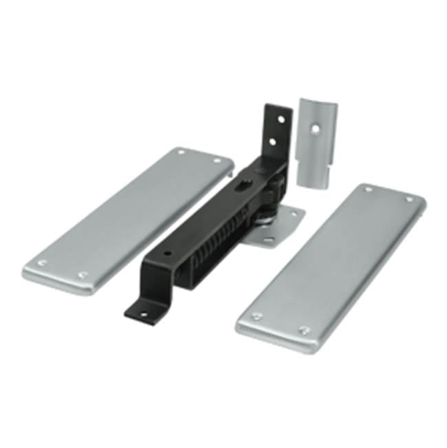 Deltana DASH95U Spring Hinge, Double Action With  Solid Brass Cover Plates