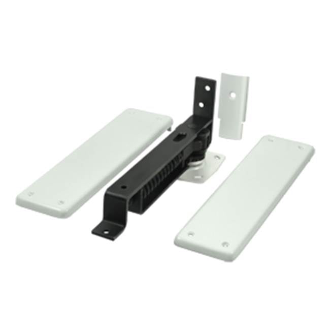 Deltana DASH95U Spring Hinge, Double Action With  Solid Brass Cover Plates