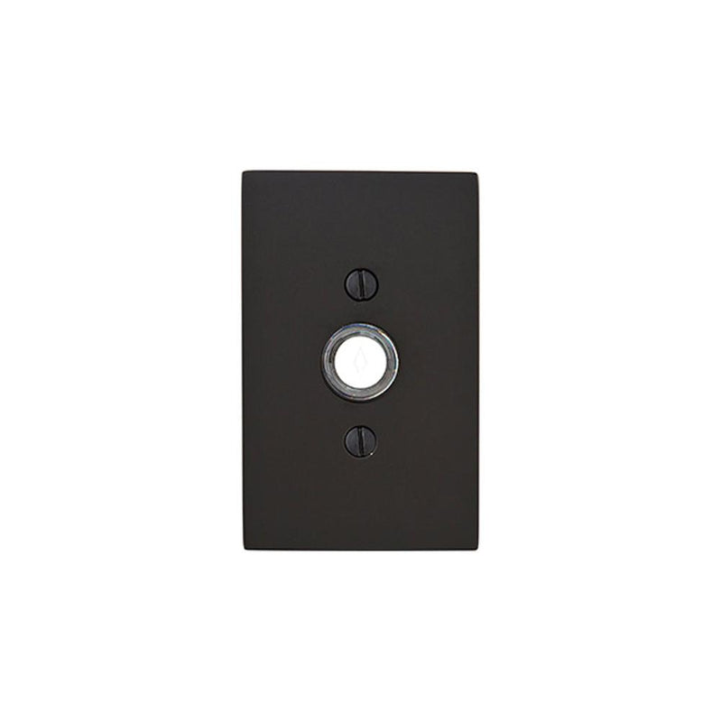 Emtek 2463 Brass Door Bell , Mod Rect Rose - Parent