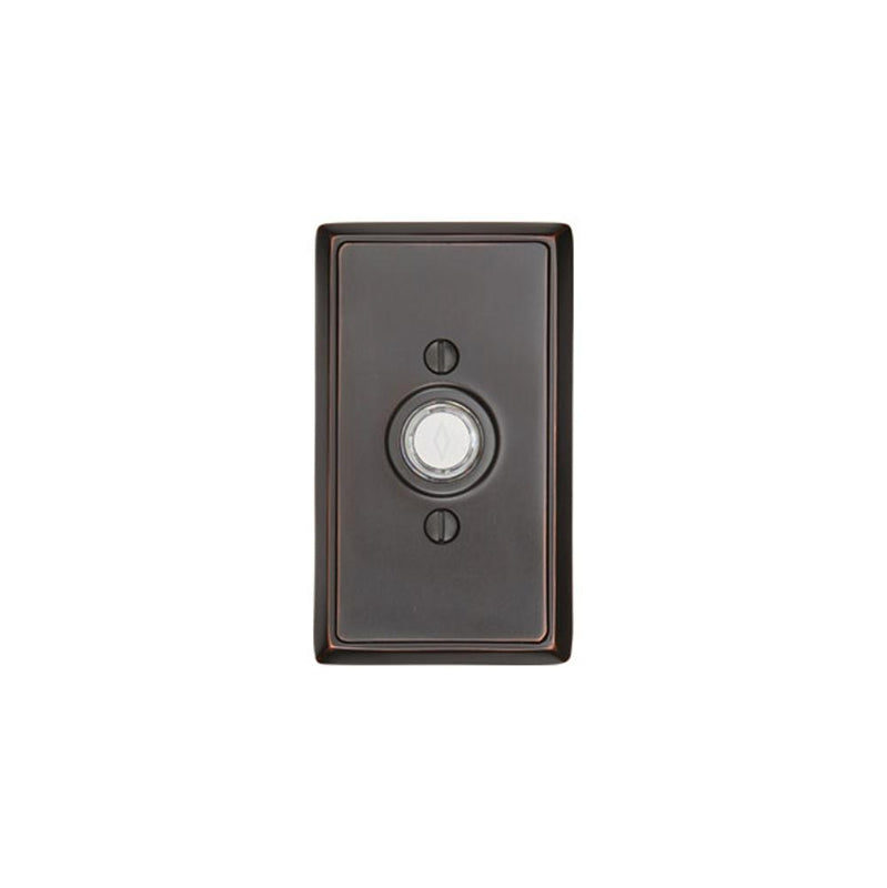 Emtek 2403 Brass Door Bell , Rect Ros - Parent
