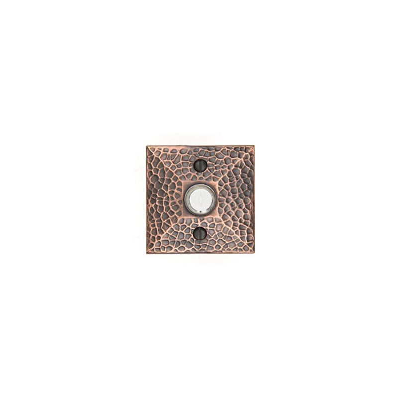 Emtek 2452 Brass Door Bell , Hamm. Ros