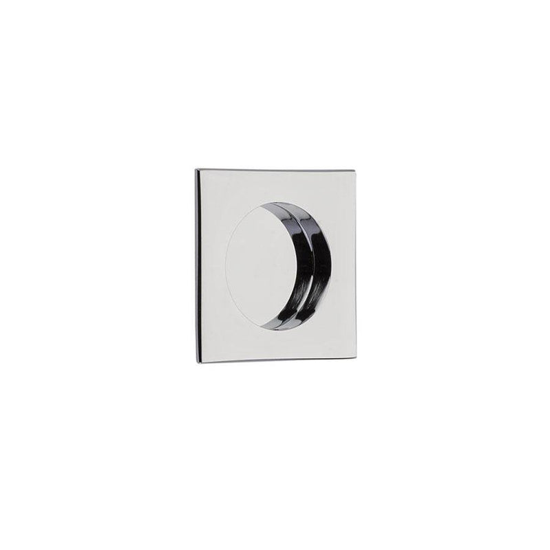 Emtek 2213 Square Flush Pull with Round Bore