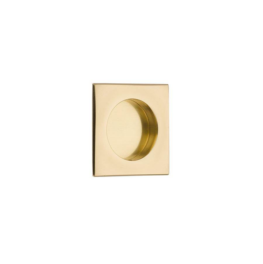 Emtek 2213 Square Flush Pull with Round Bore