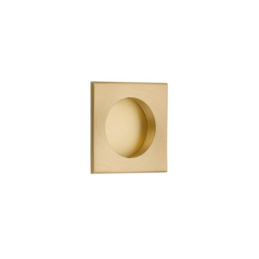Emtek 2213 Square Flush Pull with Round Bore
