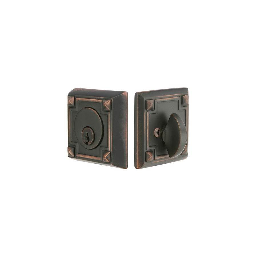 Emtek W8454 Weiser Keyway , Deadblt , Single , Arts and Craft - Parent