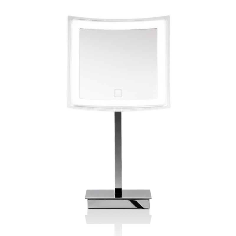 Decor Walther 0121500 DW BS 83 TOUCH LED Cosmetic mirror illuminated Chrome, FS - 5x Magnification