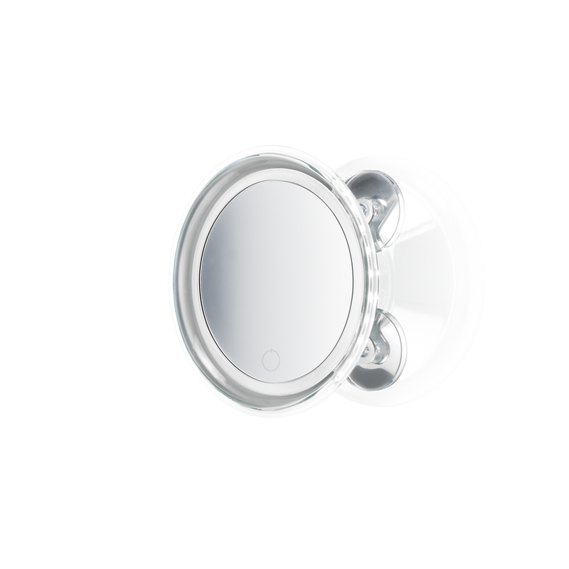 Decor Walther 0122000 DW BS 18 TOUCH LED Cosmetic mirror illuminated - Chrome with suction cup mounting - 5x Magnification