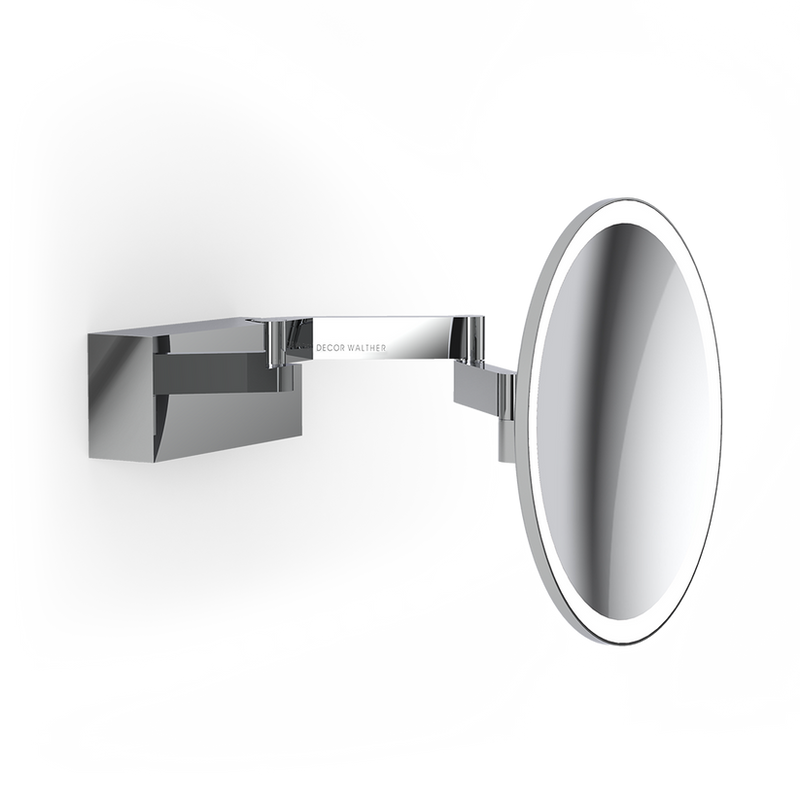 Decor Walther 01231 DW VISION R 5X Cosmetic mirror illuminated Optic Wall Mount - 5x Magnification