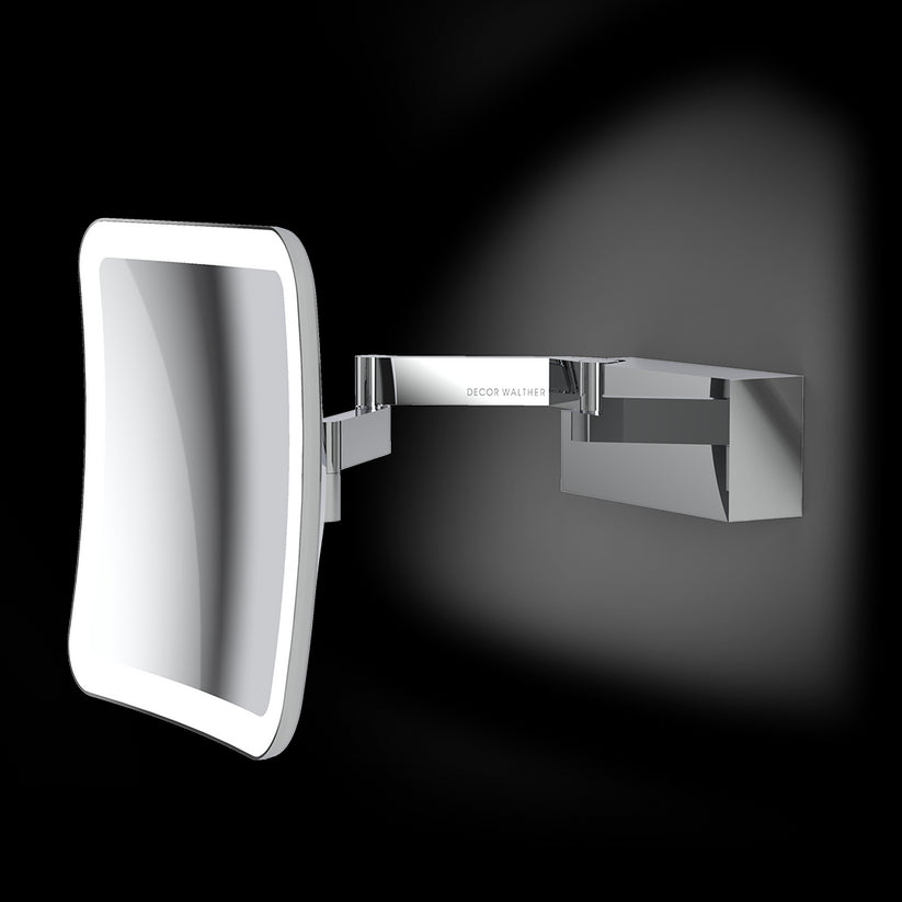Decor Walther 01232 DW VISION S 5X Cosmetic mirror illuminated Optic Wall Mount - 5x Magnification
