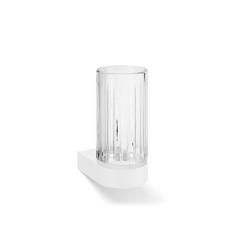 Decor Walther 05869 DW CENTURY Wall Mount G Tumbler Wall Mount with tumbler made of KRISTALL - edged
