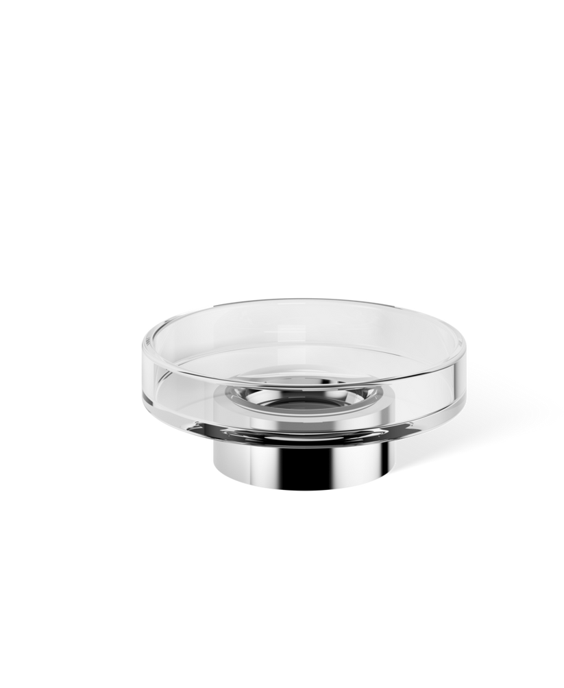 Decor Walther 05874 DW CENTURY STS Soap dish with soap dish made of KRISTALL - clear