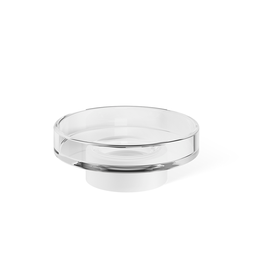 Decor Walther 05874 DW CENTURY STS Soap dish with soap dish made of KRISTALL - clear