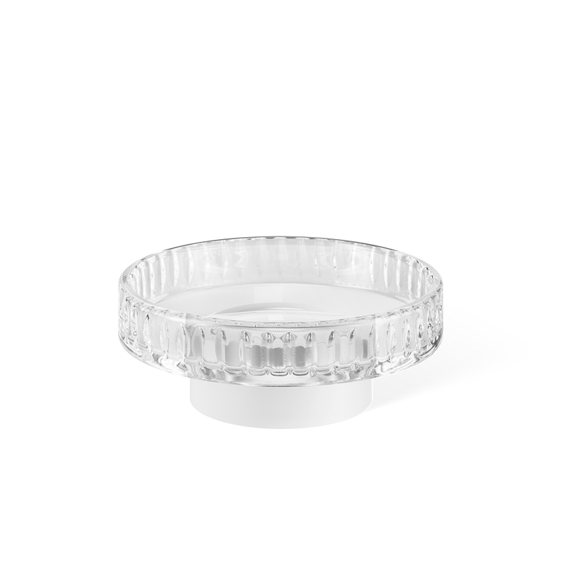 Decor Walther 05876 DW CENTURY STS Soap dish with soap dish made of KRISTALL - edged
