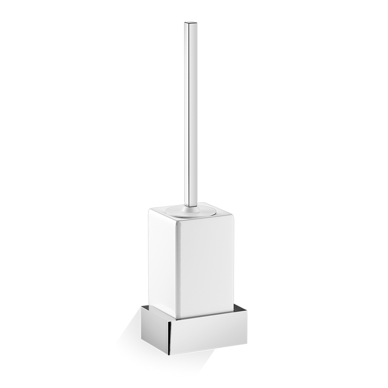 Decor Walther 0591500 DW BK WBG Toilet brush set WM Chrome / Porcelain White