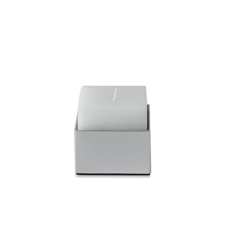 Decor Walther 0592100 DW BK KNH BRICK Candle holder - Chrome