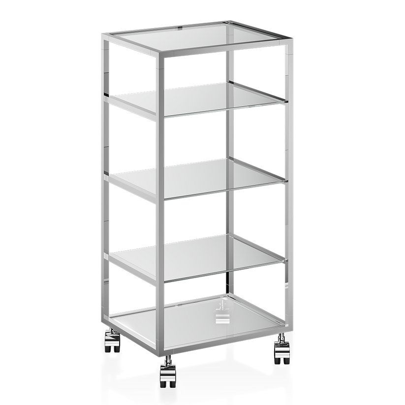 Decor Walther 07024 DW RW 2 Glass trolley glass clear
