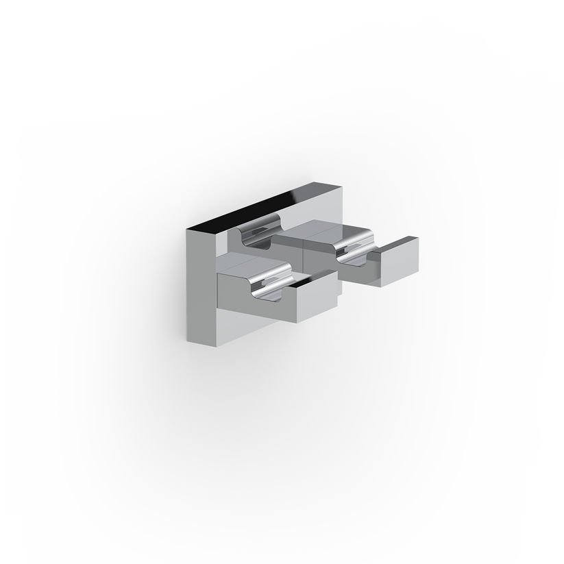 Decor Walther 09069 DW WH 5 Double hook Bracket for Shower wiper