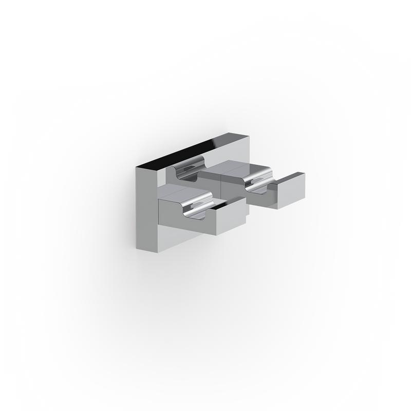 Decor Walther 09069 DW WH 5 Double hook Bracket for Shower wiper