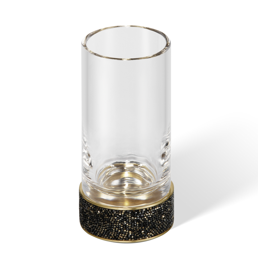 Decor Walther 09339 DW ROCKS SMG Tumbler with tumbler made of KRISTALL - clear
