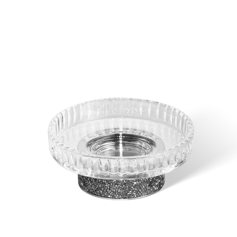 Decor Walther 09343 DW ROCKS STS Soap dish with soap dish made of KRISTALL - edged