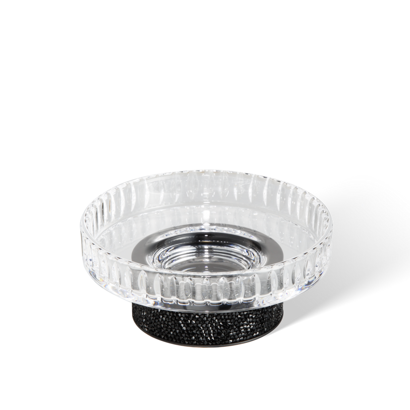 Decor Walther 09343 DW ROCKS STS Soap dish with soap dish made of KRISTALL - edged