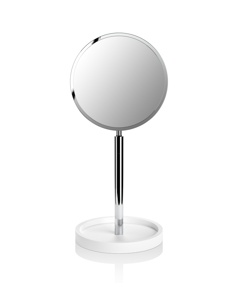 Decor Walther 09724 DW STONE KSA Cosmetic mirror with shelf , 1-/4-x Magnification