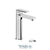 Tenzo DE12M-W Delano Single Hole Tall Lavatory Faucet With Drain