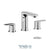 Tenzo DE13-P Delano 8" Lavatory Faucet With Drain